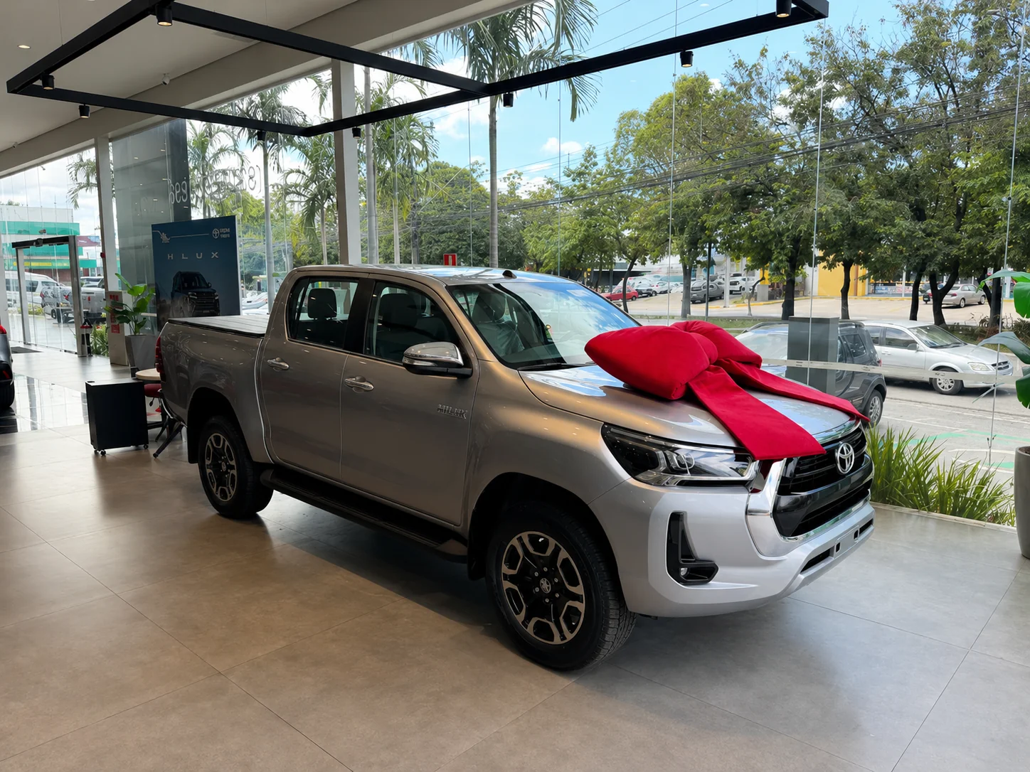 Interior da Toyota Hilux