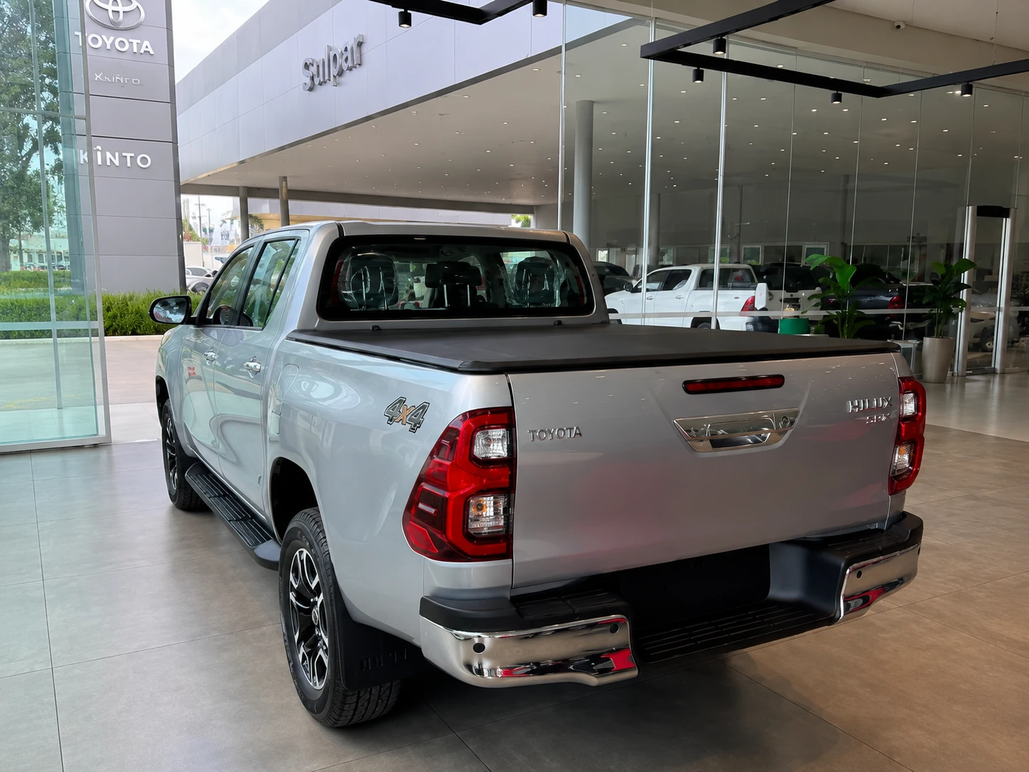 Traseira da Toyota Hilux